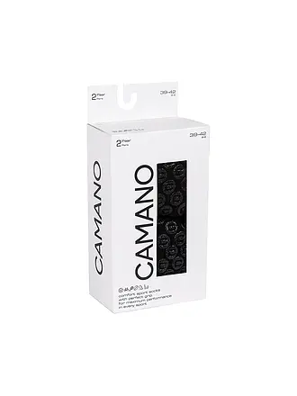 CAMANO | Calzini per il tempo libero ABS Organic Grip Allrounder | schwarz